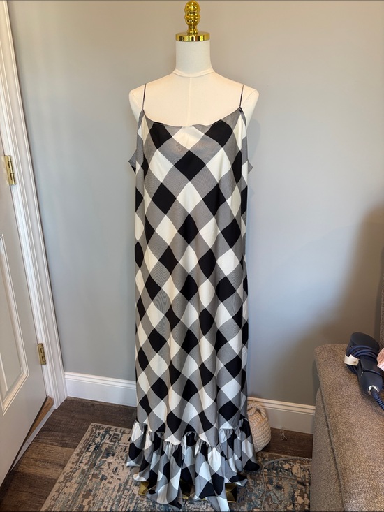 J. Crew Dresses & Skirts - NWT J.Crew Collection Buffalo Check Maxi Dress Size 18